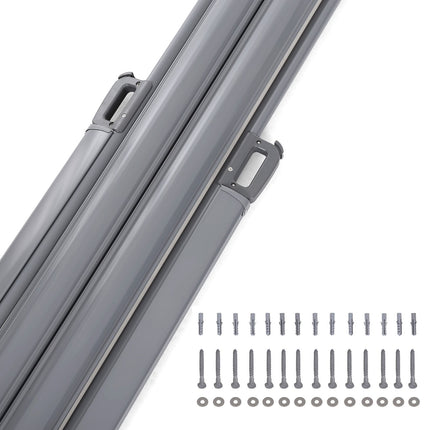 SONGMICS Dubbele zijluifel, uittrekbaar, 1,6 x 6m (H x L)GSA320E