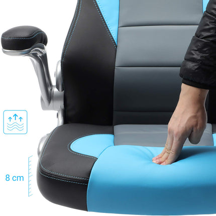 SONGMICS gamingstoel, racestoel, OBG28BU