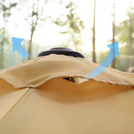 SONGMICS Sonnenschirm Sonnenschirmschirm 2 m