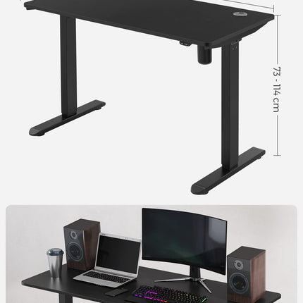 SONGMICS Elektrisch bureau, in Hoogte Verstelbaar