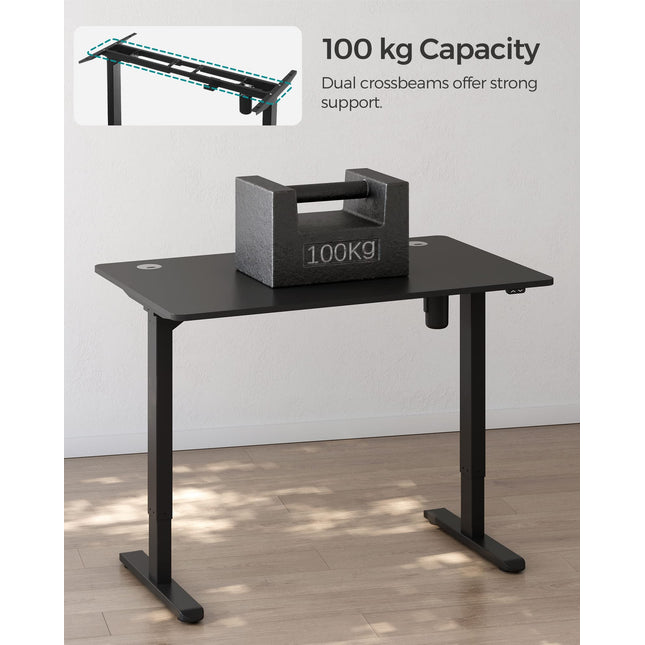 SONGMICS Elektrisch bureau, in Hoogte Verstelbaar