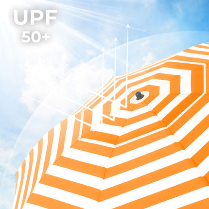 SONGMICS Sonnenschirm für Strand, Gartenschirm