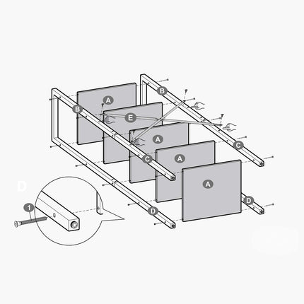 VASAGLE boekenkast, boekenplank, staande plank