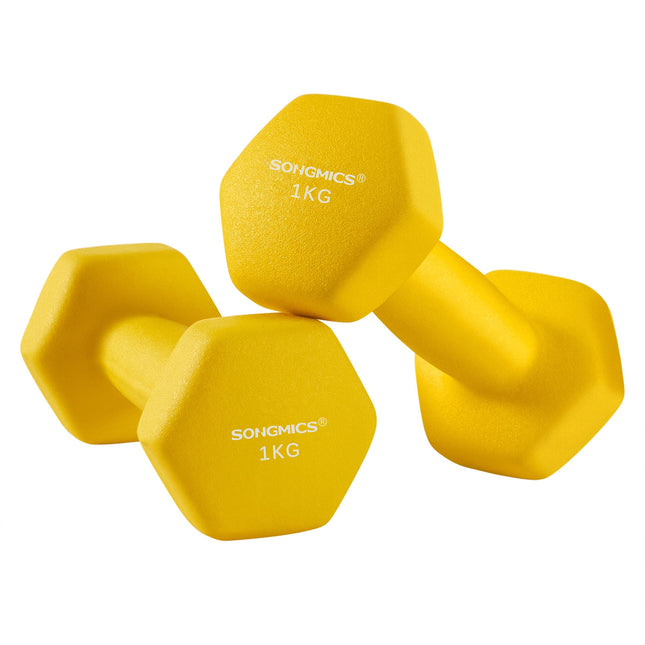 SONGMICS dumbbells, set van 2, dumbbells