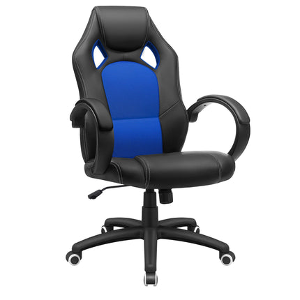 SONGMICS Racing chair office chair gaming chair black-blue