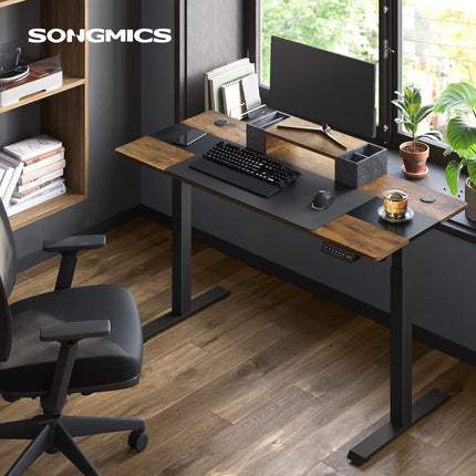 SONGMICS In hoogte verstelbaar bureau, elektrisch