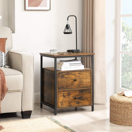 VASAGLE nachtkastje, nachtkastje, 45 x 45 x 60 cm