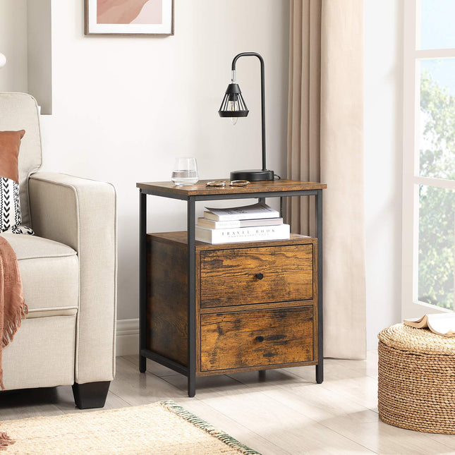 VASAGLE nachtkastje, nachtkastje, 45 x 45 x 60 cm