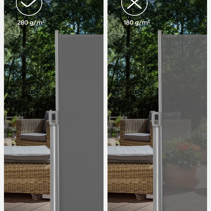 SONGMICS zijluifel, 160 x 400 cm (H x L), privacyscherm GSA164G01