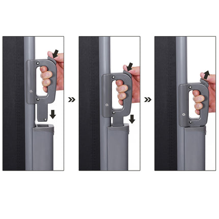 SONGMICS Dubbele zijluifel, uittrekbaar, 1,6 x 6m (H x L)GSA320E