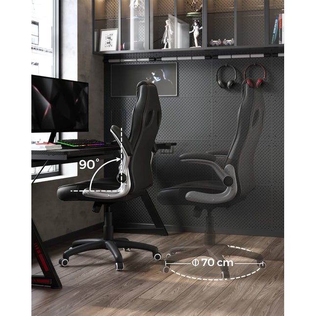 SONGMICS OBG62B Racing chair office chair gaming chair