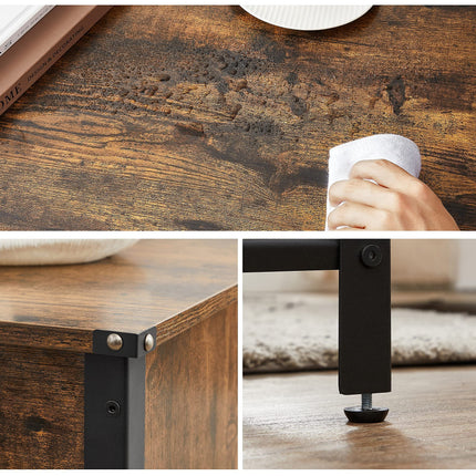 VASAGLE woonkamertafel met uitklapbaar blad, 100x55x47 cm