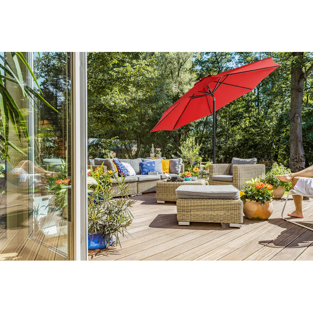 SONGMICS parasol, 3 m diameter, zonwering