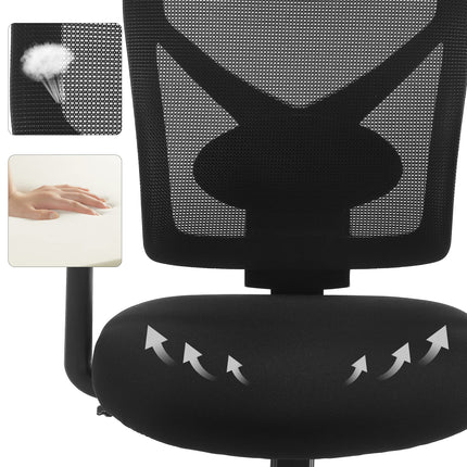 SONGMICS Office chair, black OBN36BK