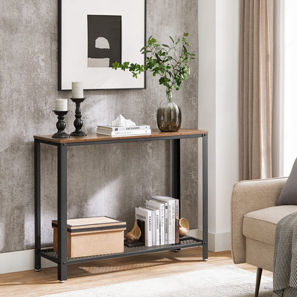 VASAGLE Console table wood and metal in industrial design
