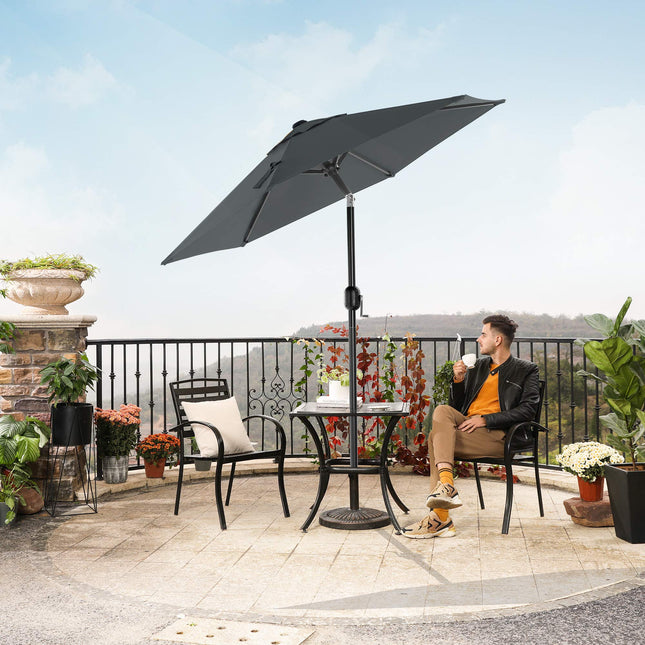 SONGMICS Parasol 200 cm, marktparasol