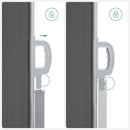 SONGMICS zijluifel, 160 x 450 cm (H x L), privacyscreen GSA569G01