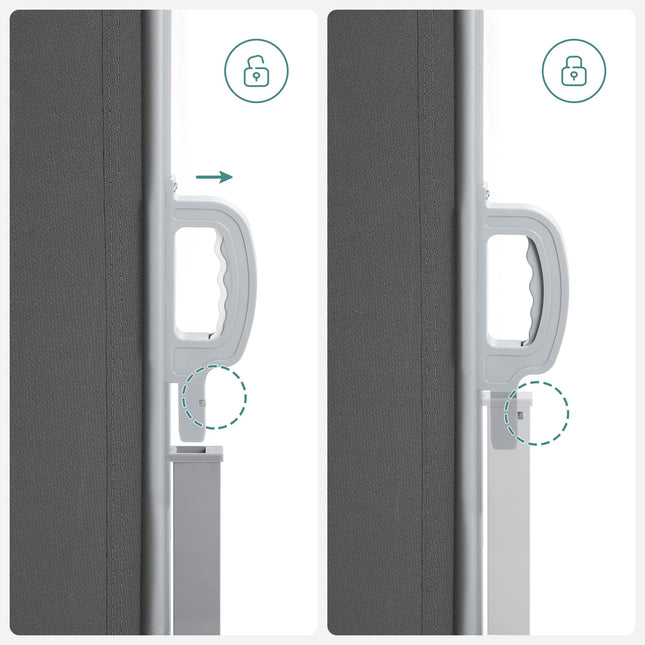 SONGMICS zijluifel, 160 x 450 cm (H x L), privacyscreen GSA569G01