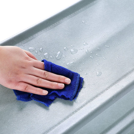 SONGMICS Schuhregal mit 10 Ebenen, Schuhaufbewahrung, Organizer für bis zu 50 Paar Schuhe, für Wohnzimmer, Ankleidezimmer und Flur, Vliesstoff, 100 x 29 x 175 cm, Grau LSR10G